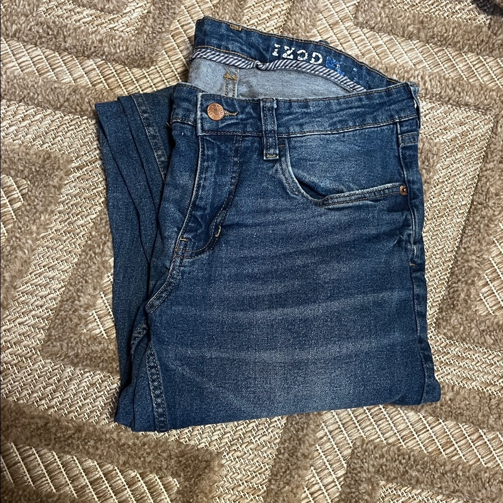 IZOD Dark Blue Denim Pants